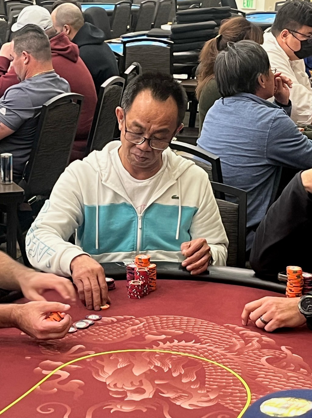 Some Chip Counts From the Final&nbsp;100