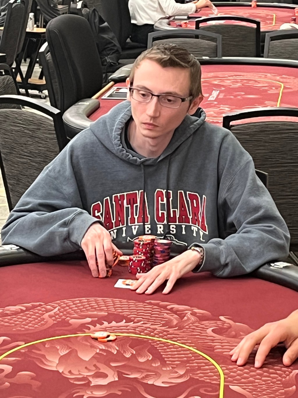 Haymond Leads on Second&nbsp;Break