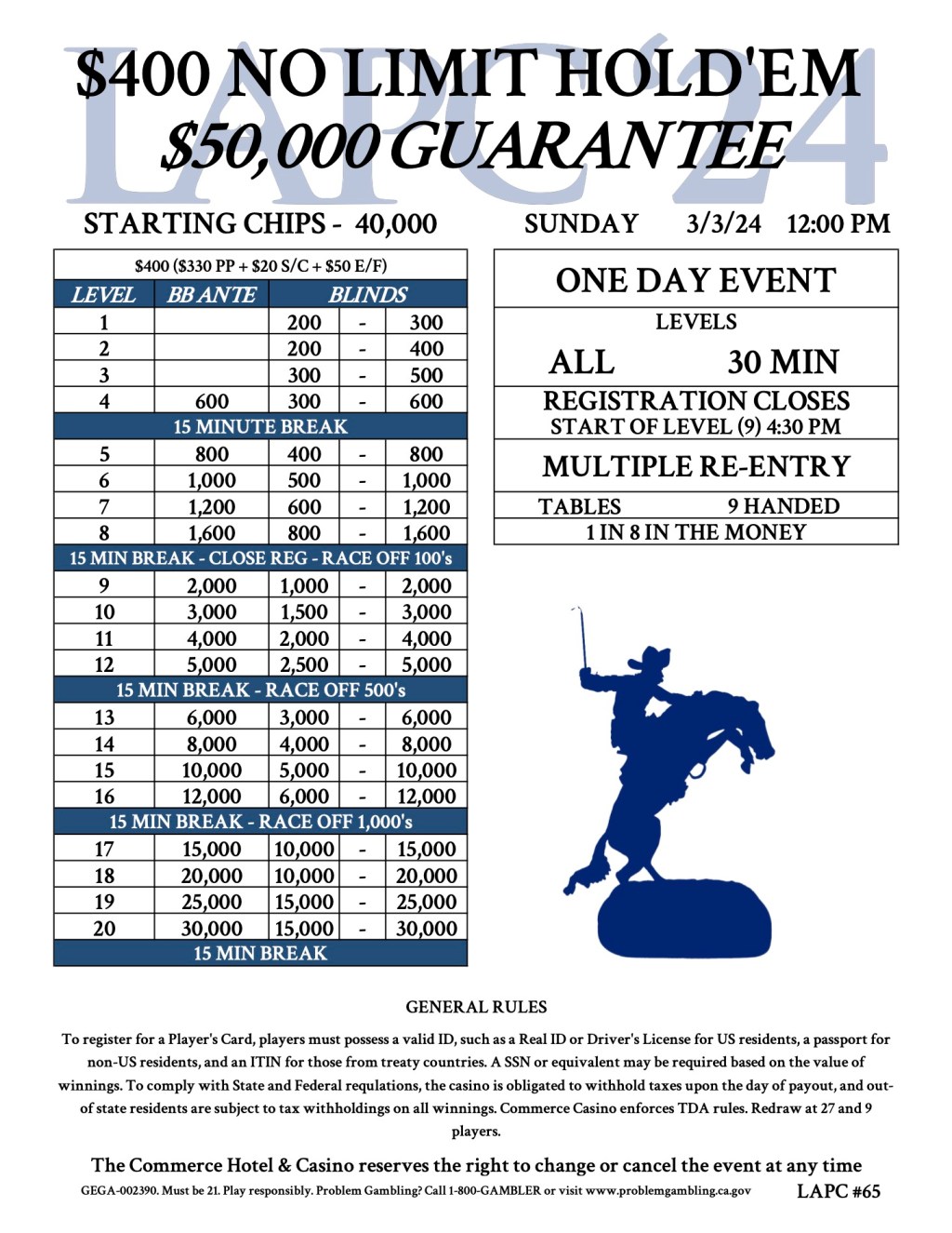 Cards in the Air: $50,000 Guaranteed One Day&nbsp;Event