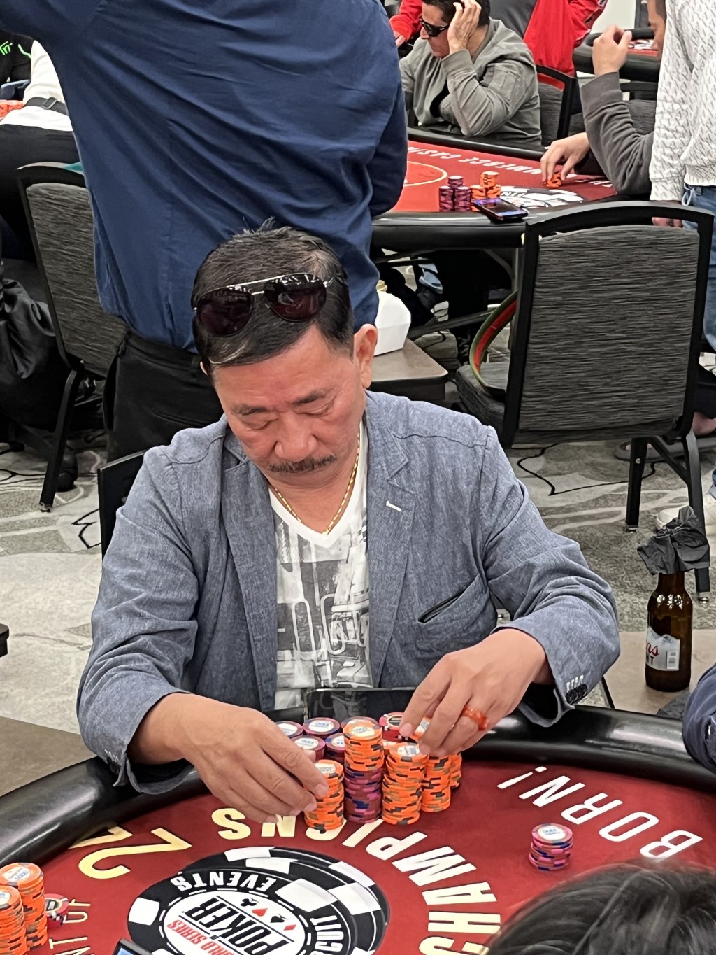 Some Chip Counts From the Final Five&nbsp;Tables